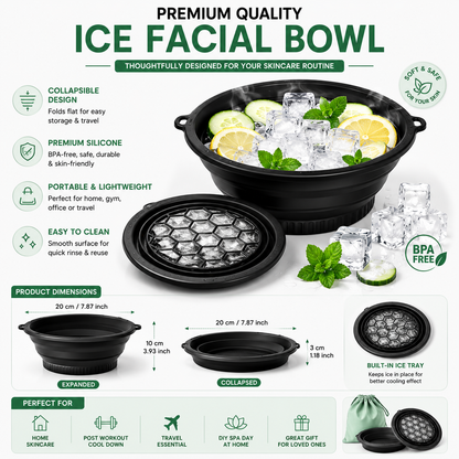 IceDip™ Facial Ice Bath Bowl | Reduce Puffiness & Refresh Your Skin in Minutes