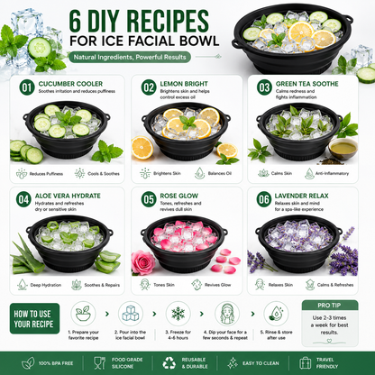 IceDip™ Facial Ice Bath Bowl | Reduce Puffiness & Refresh Your Skin in Minutes